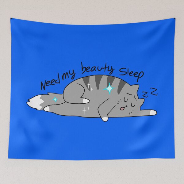Item preview, "Need My Beauty Sleep" Cat designed and sold by SaradaBoru.