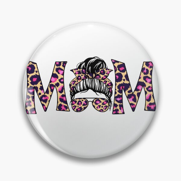 Artikelvorschau, MOM LIFE MESSY BUN LEOPARD MUTTERTAG entworfen und verkauft von kammouri.