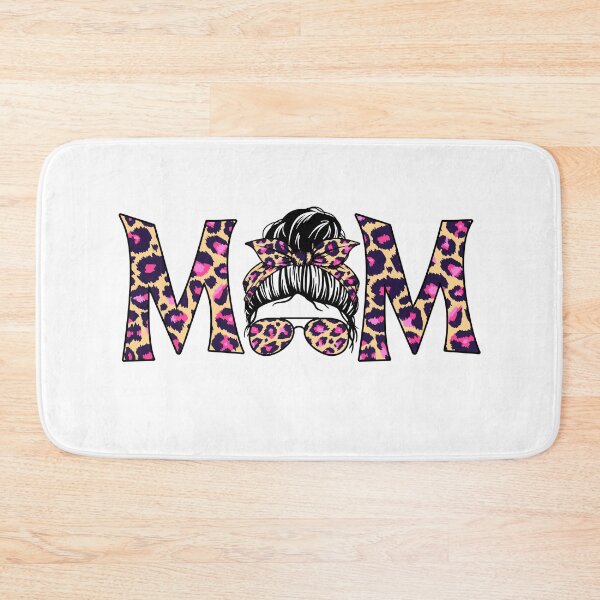 Artikelvorschau, MOM LIFE MESSY BUN LEOPARD MUTTERTAG entworfen und verkauft von kammouri.