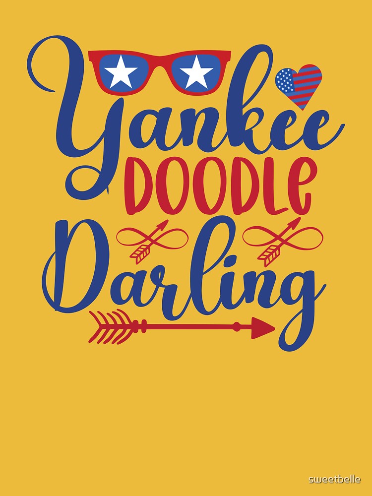  Womens 4th Of July Shirt For Girls Yankee Darling