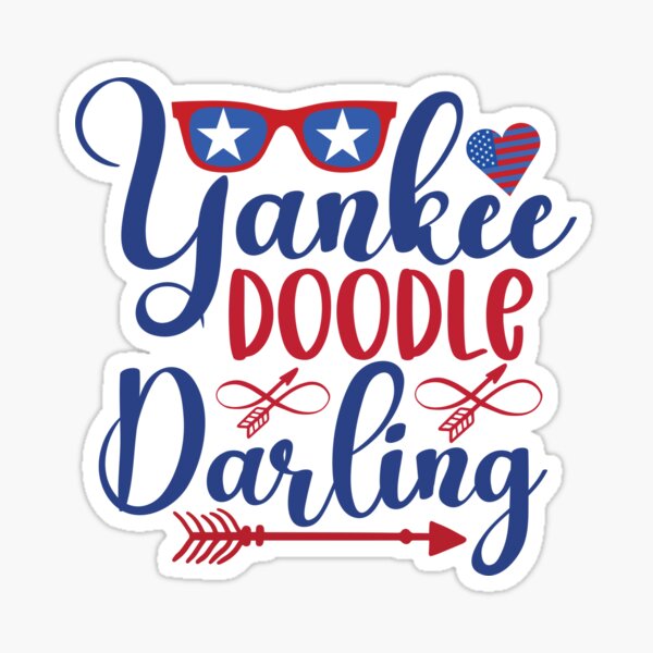 Yankee Doodle Darling Dog Shirt - White - X-Small