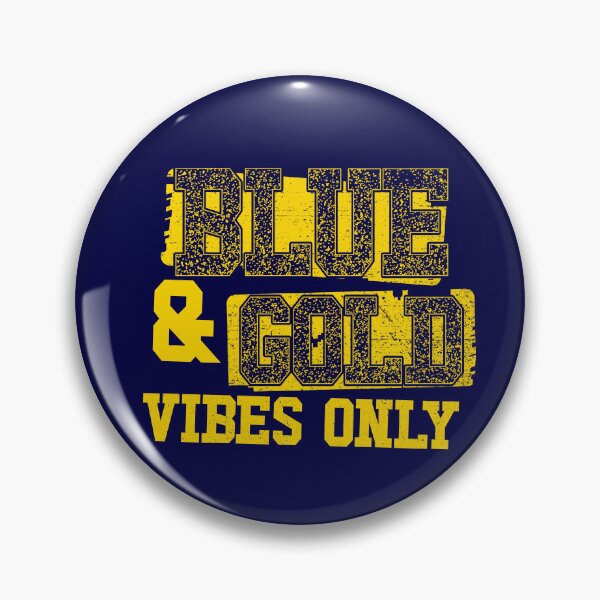 Artikelvorschau, Blue and Gold Vibes Only Sports Team Men's Blue And Gold Gear entworfen und verkauft von DynamicDesign.