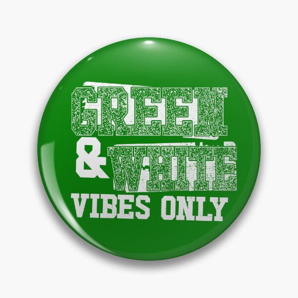 Artikelvorschau, Green and White Vibes Only Sports Men's Green And Gold Gear entworfen und verkauft von DynamicDesign.