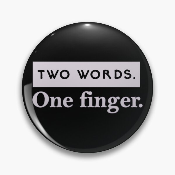 Item preview, Two Words One Finger. designed and sold by SimplyCosmic11.