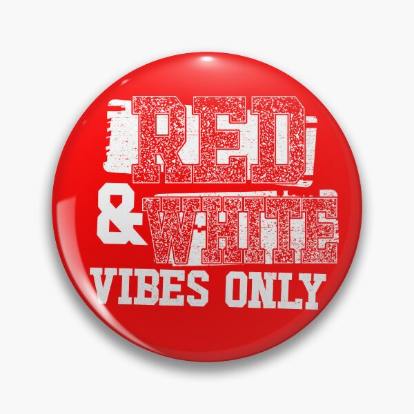 Artikelvorschau, Red and White Vibes Only Sports Team Men's Red And White Gear entworfen und verkauft von DynamicDesign.