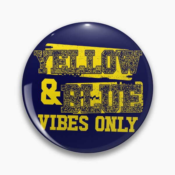 Artikelvorschau, Yellow and Blue Vibes Only Sports Team Men's Yellow And Blue Gear entworfen und verkauft von DynamicDesign.