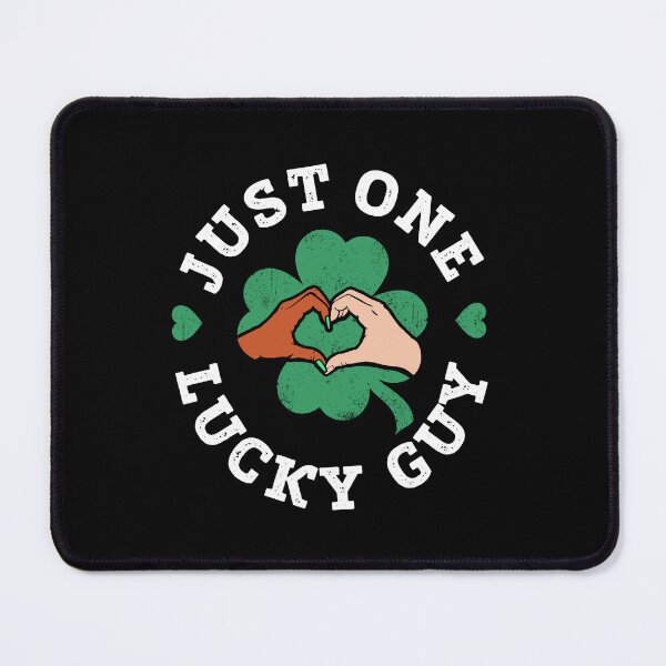 Item preview, St Patricks Day One Lucky Guy Interracial Matching Couple designed and sold by QueenOfPrint.