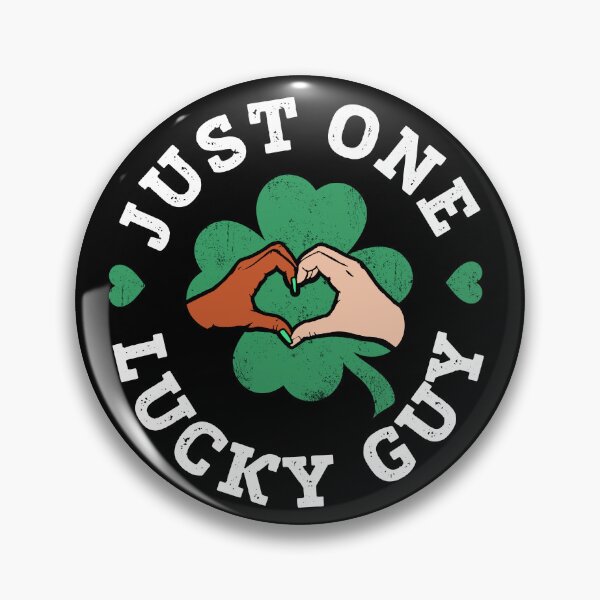 Item preview, St Patricks Day One Lucky Guy Interracial Matching Couple designed and sold by QueenOfPrint.