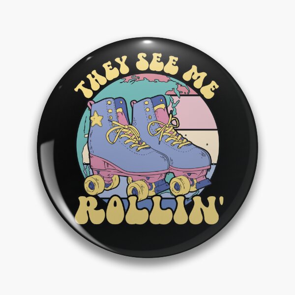 Item preview, They See Me Rollin' Roller Derby Women's Roller Skating Gear designed and sold by DynamicDesign.