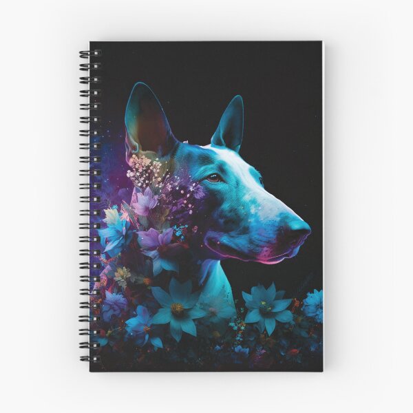 Item preview, Bull Terrier stardust portrait designed and sold by HookedOnDogz.