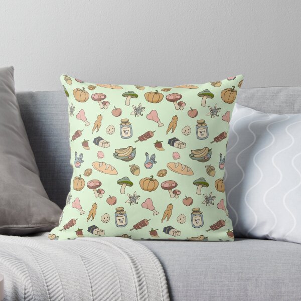 Hylian Wilderchef (Green Ver.) Throw Pillow