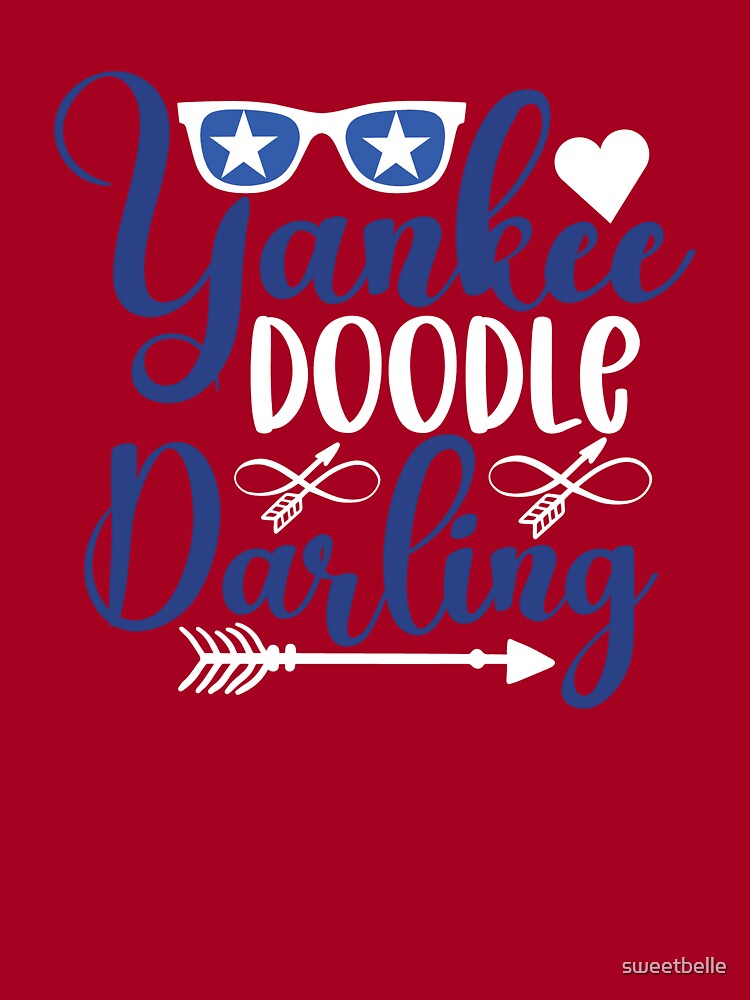  Womens 4th Of July Shirt For Girls Yankee Darling