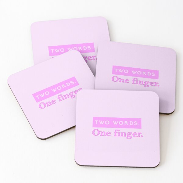 Item preview, Two Words One Finger. designed and sold by SimplyCosmic11.