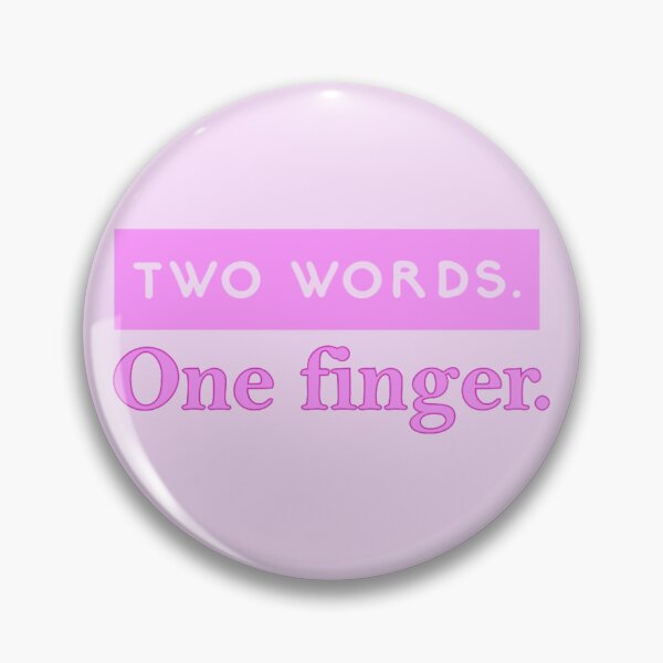 Item preview, Two Words One Finger. designed and sold by SimplyCosmic11.