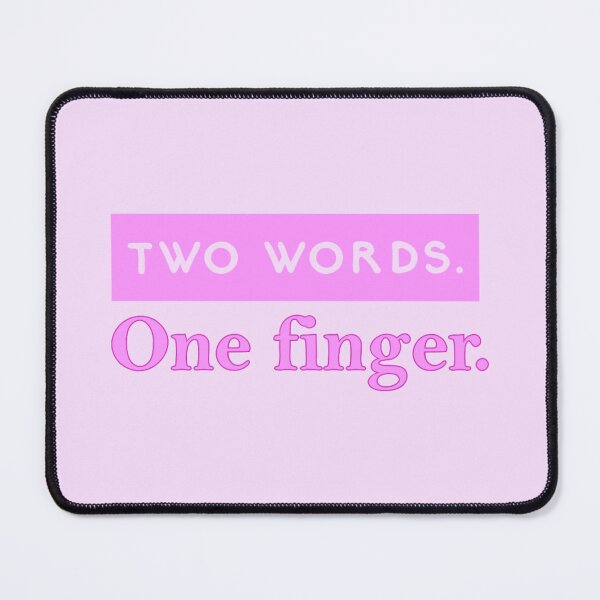Item preview, Two Words One Finger. designed and sold by SimplyCosmic11.