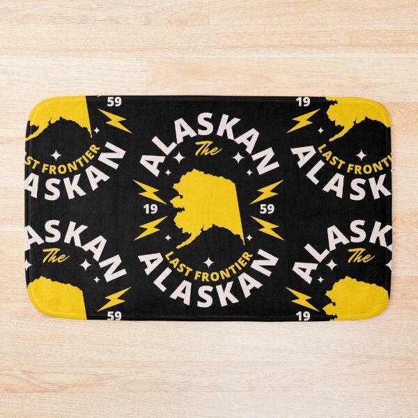 Item preview, Alaskan - Alaska State Map Badge - The Last Frontier designed and sold by Ranggasme.