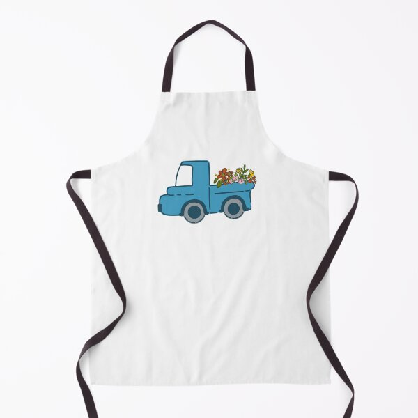Item preview, Light Blue Flower Truck designed and sold by GraceMakes03.