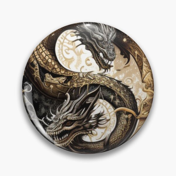 Item preview, Dragon VS Dragon Illustration designed and sold by Benin Store ®.