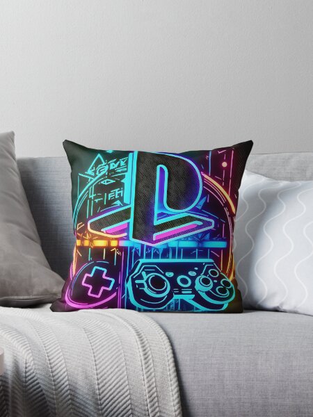 Item preview, Playstation Logo-Icon Neon art designed and sold by Ritik11.