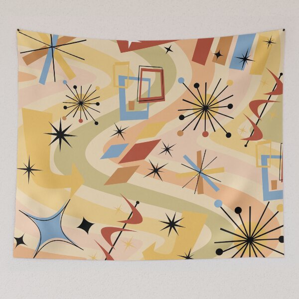Item preview, Retro Dreams Abstract Design designed and sold by my-green-gecko.