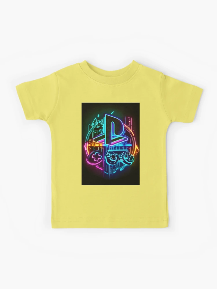Playstation Logo-Icon Neon art