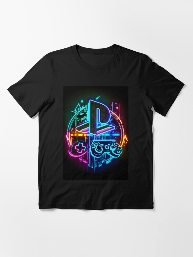 Playstation logo hotsell t shirt