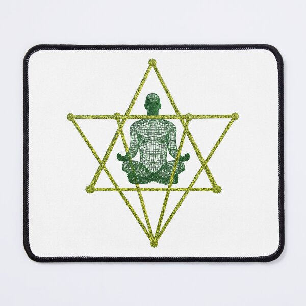 Item preview, Merkabah Meditation Man designed and sold by PrimoGeometry.