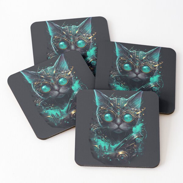 Item preview, CyberSecurity Cat from the Future! designed and sold by mukraker.
