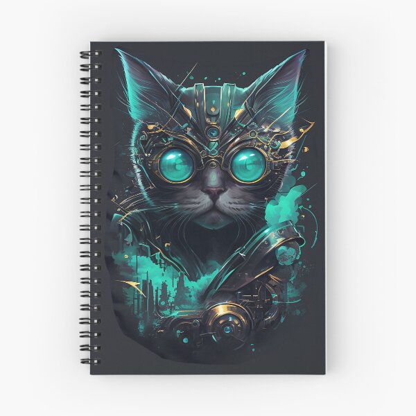 Item preview, CyberSecurity Cat from the Future! designed and sold by mukraker.