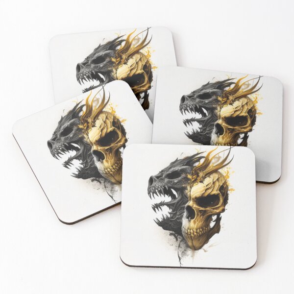 Item preview, Dragon VS Skull designed and sold by Benin Store ®.