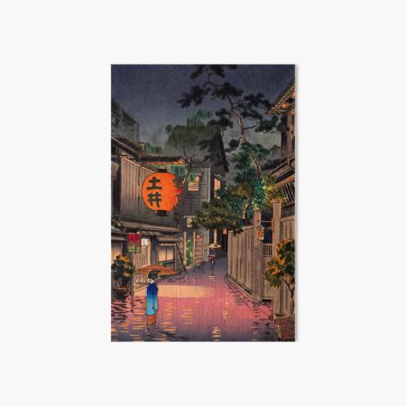 Artikel-Vorschau von Tokyo Rainy Street, Abend im Ushigome Koitsu, designt und verkauft von outdoorway.