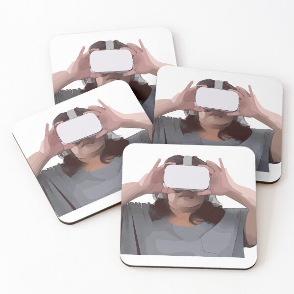 Item preview, Woman using VR box designed and sold by Jayjaynaenae.