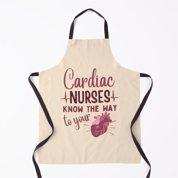 Item preview, Cardiac Nurses Know The Way To Your Heart | Cardiology Nurses | Nurse Typographic | Cardiac Nursing designed and sold by DesignsRN.