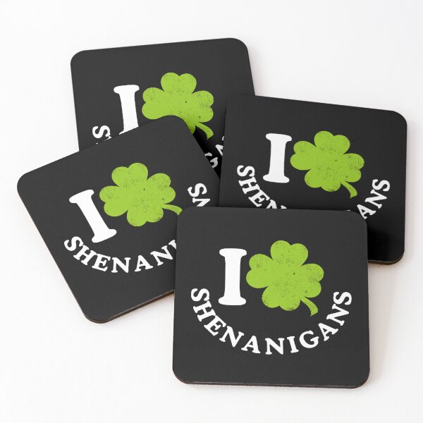 Item preview, I Love Shenanigans Shamrock Clover St. Patricks Day designed and sold by QueenOfPrint.