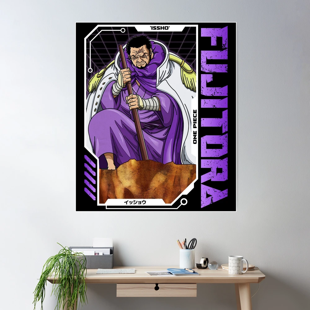 Fujitora - One Piece v.3 white version Poster for Sale by Geonime