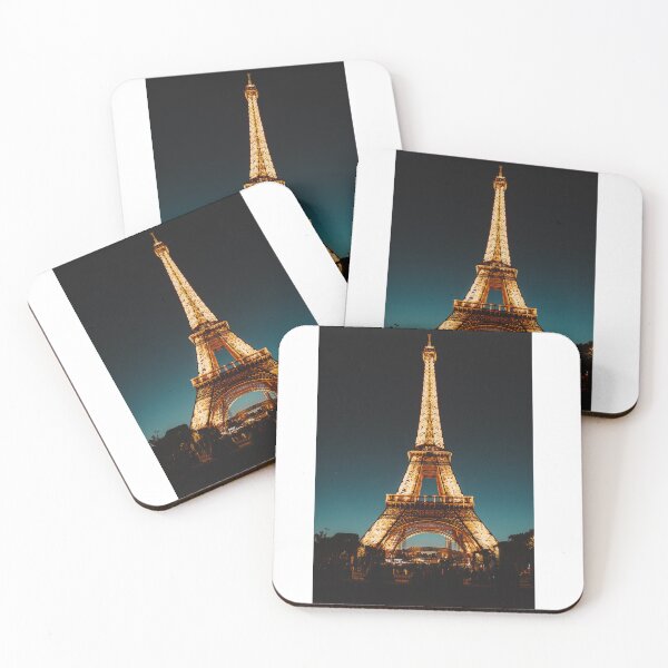 Item preview, Eiffel Tower Lit Up at night designed and sold by didiartcreation.