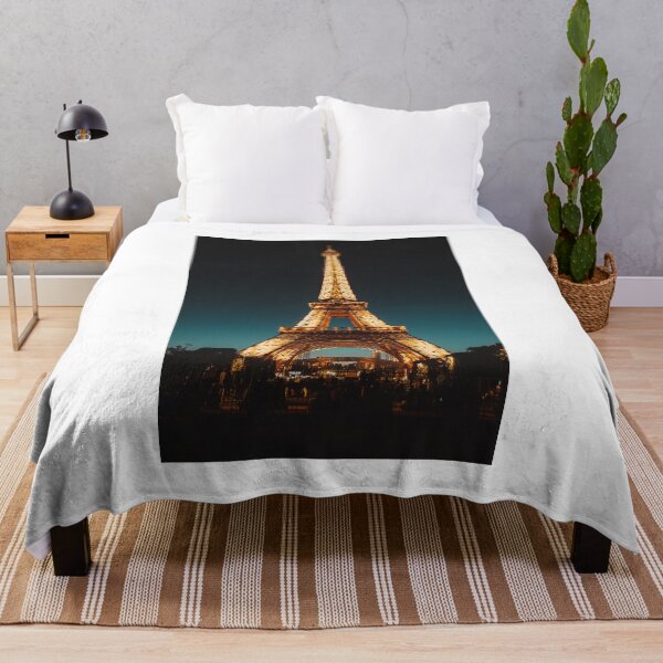Item preview, Eiffel Tower Lit Up at night designed and sold by didiartcreation.
