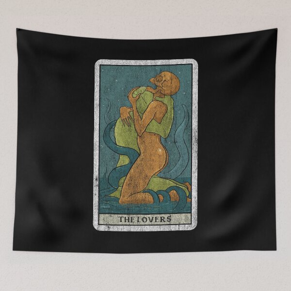 Item preview, The Lovers tarot card design (from the major arcana) designed and sold by ARTmuffin.