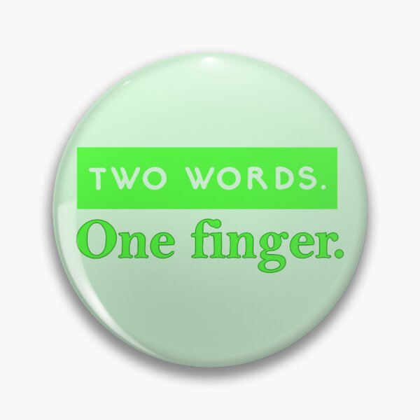 Item preview, Two Words One Finger. designed and sold by SimplyCosmic11.