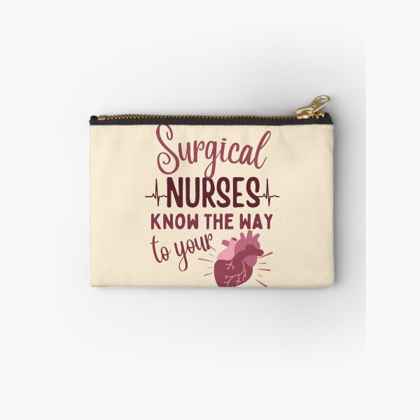 Item preview, Surgical Nurses Know The Way To Your Heart | Surgical Nursing | Nurse Typographic | Cardiac Nursing designed and sold by DesignsRN.