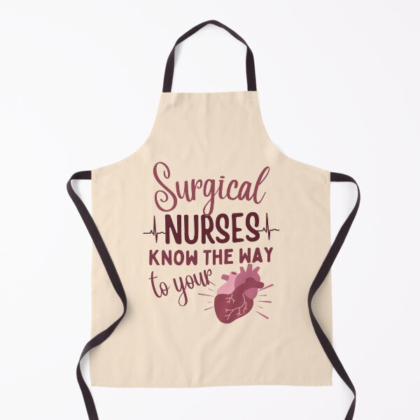 Item preview, Surgical Nurses Know The Way To Your Heart | Surgical Nursing | Nurse Typographic | Cardiac Nursing designed and sold by DesignsRN.