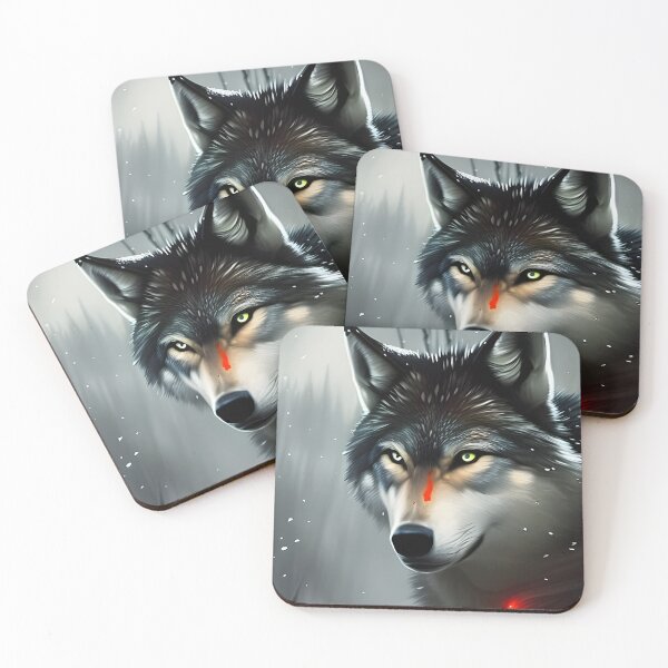 Item preview, Fearless wolf designed and sold by Planetporridge.