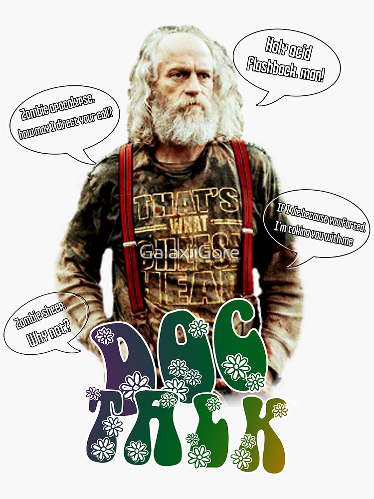 "Doc Talk™ Z Nation" Sticker for Sale by GalaxiiGore Redbubble