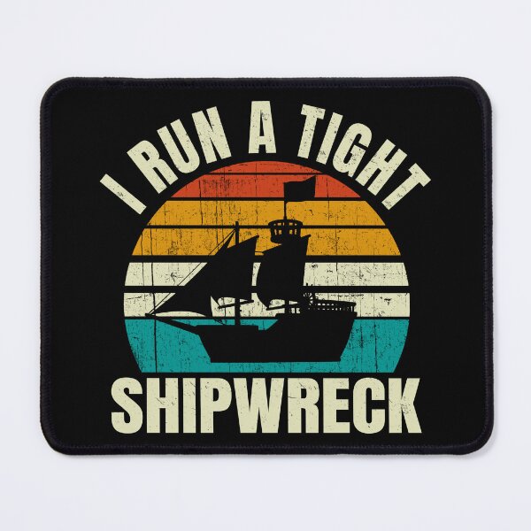 Item preview, I Run A Tight Shipwreck Vintage Sunset designed and sold by uFit.