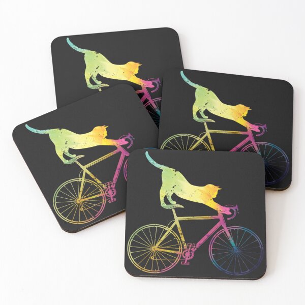 Item preview, Cycling Cat Bicycle designed and sold by lilmonseyblue08.