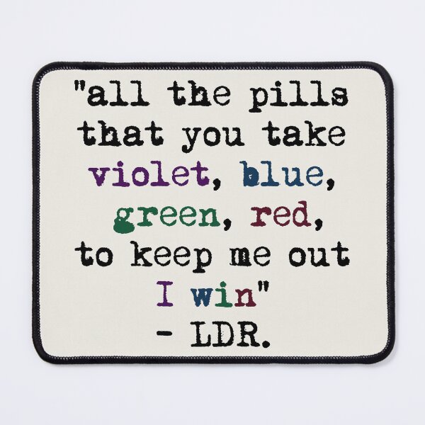 Item preview, cinnamon girl all violet blue green red lana quote designed and sold by everything4eva.