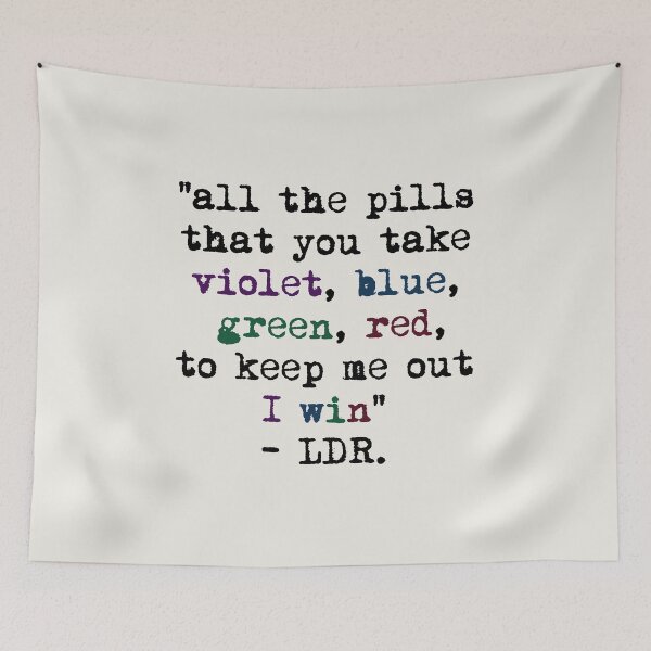 Item preview, cinnamon girl all violet blue green red lana quote designed and sold by everything4eva.