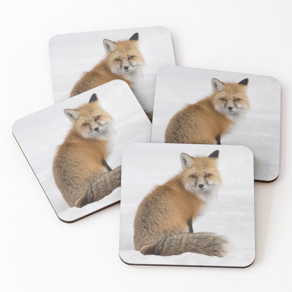 Item preview, Montana Fox in Snow designed and sold by JulieBarrick.
