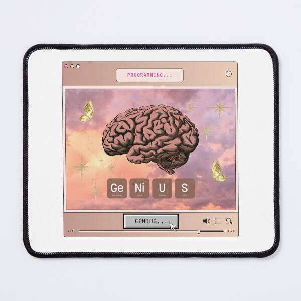 Item preview, Programming Brain Genius GenZ Millennial Aesthetic designed and sold by NeonxHeart.
