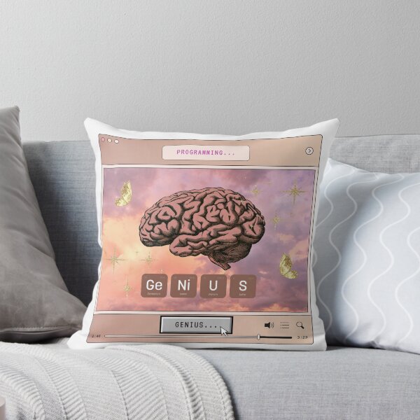Artikelvorschau, Programmieren von Brain Genius GenZ Millennial Aesthetic entworfen und verkauft von NeonxHeart.